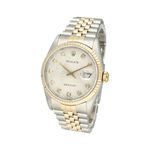 Rolex Datejust 36 16233 (1996) - Silver dial 36 mm Gold/Steel case (4/8)