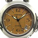 Cartier Pasha C 2324 (Unknown (random serial)) - Yellow dial 35 mm Steel case (1/6)