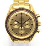 Omega Speedmaster Professional Moonwatch 145.022 (1973) - Gold dial 42 mm Yellow Gold case (1/6)