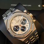Audemars Piguet Royal Oak Chronograph 26315ST.OO.1256ST.01 (2022) - Zilver wijzerplaat 38mm Staal (1/8)