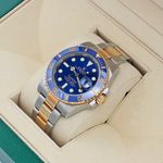 Rolex Submariner Date 116613LB (Unknown (random serial)) - Blue dial 40 mm Gold/Steel case (3/8)