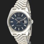 Rolex Datejust 41 126300 (2021) - Blue dial 41 mm Steel case (1/8)