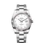 Rolex Datejust 41 126334 (2023) - Wit wijzerplaat 41mm Staal (1/8)