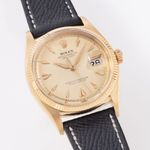 Rolex Datejust 6605 (1957) - Silver dial 36 mm Yellow Gold case (3/8)