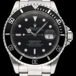 Rolex Submariner Date 16610 (1998) - Black dial 40 mm Steel case (1/8)