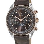 Omega Speedmaster Professional Moonwatch Moonphase 304.23.44.52.13.001 (2022) - Brown dial 44 mm Gold/Steel case (1/2)