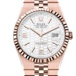 Rolex Land-Dweller 40 127335 (2025) - White dial 40 mm Rose Gold case (5/6)