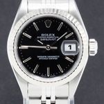 Rolex Lady-Datejust 79174 (1999) - Black dial 26 mm Steel case (1/8)