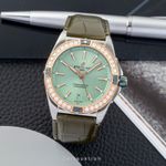 Breitling Chronomat 38 U17356531L1P1 (Unknown (random serial)) - Pink dial 38 mm Gold/Steel case (3/8)