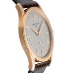 Patek Philippe Calatrava 5196R-001 (Unknown (random serial)) - Silver dial 37 mm Rose Gold case (7/8)