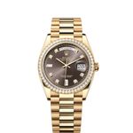 Rolex Day-Date 36 128348RBR (2024) - Grey dial 36 mm Yellow Gold case (1/1)