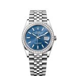 Rolex Datejust 36 126284RBR (2021) - Blauw wijzerplaat 36mm Staal (1/8)