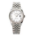 Rolex Datejust 36 126234 (2019) - Wit wijzerplaat 36mm Staal (2/8)
