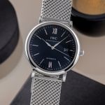 IWC Portofino Automatic IW356502 (2012) - Zwart wijzerplaat 40mm Staal (3/8)