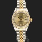 Rolex Lady-Datejust 69173 (1997) - Champagne dial 26 mm Gold/Steel case (2/8)