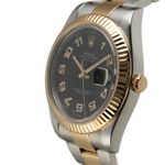 Rolex Datejust II 116333 (2010) - Black dial 41 mm Gold/Steel case (6/8)