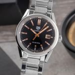 TAG Heuer Carrera WBG1311 (Unknown (random serial)) - Black dial Steel case (3/8)