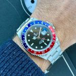 Rolex GMT-Master 16700 (1998) - Zwart wijzerplaat 40mm Staal (3/8)