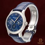 Patek Philippe Perpetual Calendar 5327G-001 (2021) - Blauw wijzerplaat 39mm Witgoud (5/8)