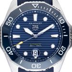 TAG Heuer Aquaracer 300M WBP201B.FT6198 (2025) - Blauw wijzerplaat 43mm Staal (1/7)