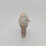 Rolex Lady-Datejust 69173 (1991) - Grey dial 26 mm Gold/Steel case (2/8)