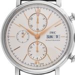 IWC Portofino Chronograph IW391031 (2025) - Silver dial 42 mm Steel case (1/7)
