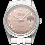 Rolex Datejust 36 16234 (1999) - Pink dial 36 mm Steel case (1/8)