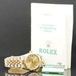 Rolex Datejust 31 68273 (1989) - Gold dial 31 mm Gold/Steel case (5/7)