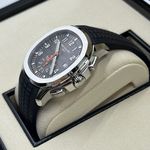 Patek Philippe Aquanaut 5968A-001 (2024) - Zwart wijzerplaat 42mm Staal (3/8)