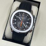 Patek Philippe Aquanaut 5968A-001 (2024) - Zwart wijzerplaat 42mm Staal (5/8)