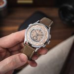 Patek Philippe World Time Chronograph 5935A-001 (2023) - Pink dial 41 mm Steel case (3/8)