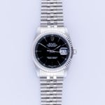 Rolex Datejust 36 16234 (1990) - Black dial 36 mm Steel case (3/7)