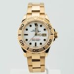 Rolex Yacht-Master 40 16628 (1993) - White dial 40 mm Yellow Gold case (1/8)