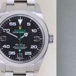 Rolex Air-King 116900 (2020) - Zwart wijzerplaat 40mm Staal (5/8)