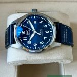 IWC Pilot Mark IW328203 (2025) - Blauw wijzerplaat 40mm Staal (5/7)