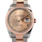 Rolex Datejust 36 126231 (2022) - Roze wijzerplaat 36mm Staal (1/8)