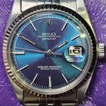 Rolex Datejust 1601 (1973) - Blue dial 36 mm Steel case (4/5)