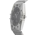 Omega Constellation 396.1070 (1986) - Zwart wijzerplaat 32mm Staal (6/8)