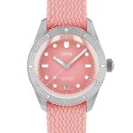 Oris Divers Sixty Five 01 733 7771 4058-07 3 19 04S (2024) - Roze wijzerplaat 38mm Staal (2/2)