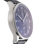 IWC Portuguese Chronograph IW371609 (2021) - Zwart wijzerplaat 41mm Staal (7/8)