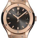 Hublot Classic Fusion Racing Grey 581.OX.7081.LR (2024) - Grey dial 33 mm Rose Gold case (2/3)