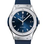 Hublot Classic Fusion Blue 511.NX.7170.RX (2025) - Blauw wijzerplaat 45mm Titanium (1/1)