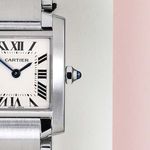 Cartier Tank Française W51008Q3 (2009) - Zilver wijzerplaat 20mm Staal (5/8)