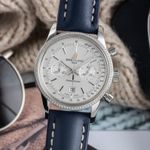 Breitling Transocean Chronograph 38 A41310 (2013) - Zwart wijzerplaat 38mm Staal (3/8)