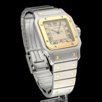 Cartier Santos Galbée W20011C4 (1990) - 29mm Goud/Staal (5/8)