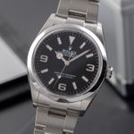 Rolex Explorer 124270 (Unknown (random serial)) - Black dial 36 mm Steel case (3/8)
