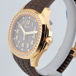 Patek Philippe Aquanaut 5268/200R-010 (2026) - Bruin wijzerplaat 38mm Roségoud (3/8)