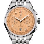Breitling Premier AB0145331K1A1 (2026) - Roze wijzerplaat 42mm Staal (1/1)