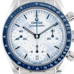 Omega Speedmaster Date 522.30.38.50.04.001 (2026) - Wit wijzerplaat 38mm Staal (2/8)