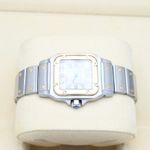 Cartier Santos Galbée 1057930 (Unknown (random serial)) - White dial 24 mm Gold/Steel case (4/8)